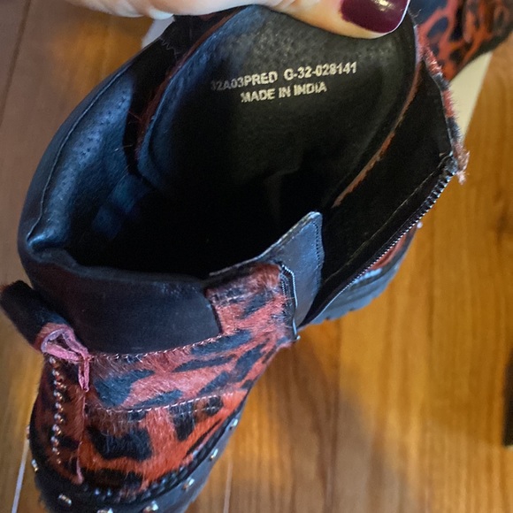 Topshop animal print leopard boots - Picture 5 of 6